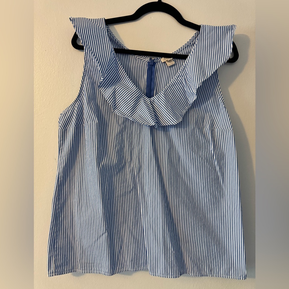 JCREW Striped Blouse (Size 12)